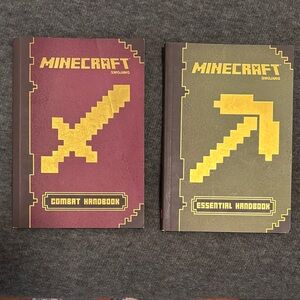Minecraft Combat and Essential Handbooks - Brown and Green